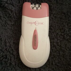 Classic Emjoi Epilator Root Hair Remover Pink White